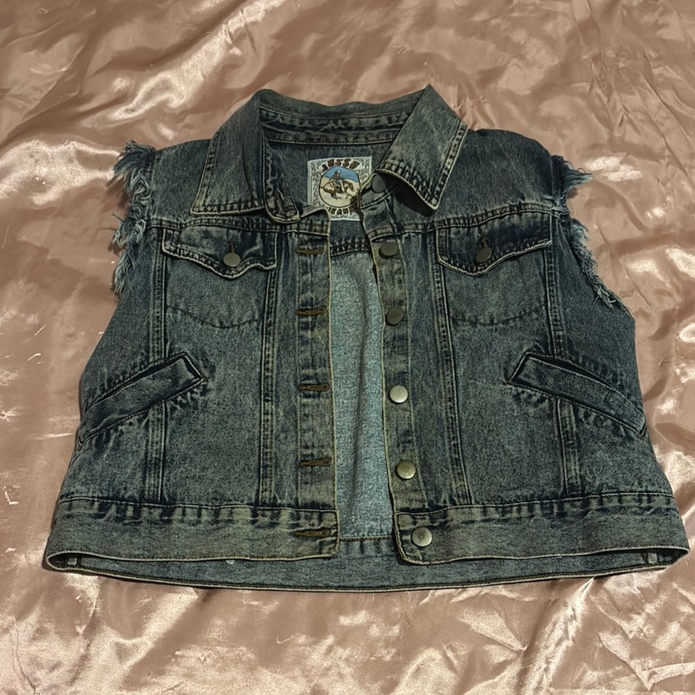Women's Black Denim Jean Jacket